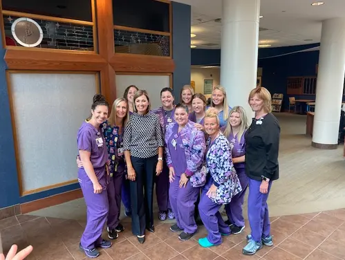 Gov. Reynolds meets with health care staff