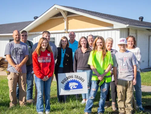 Gov. Reynolds at Hamburg Charter School