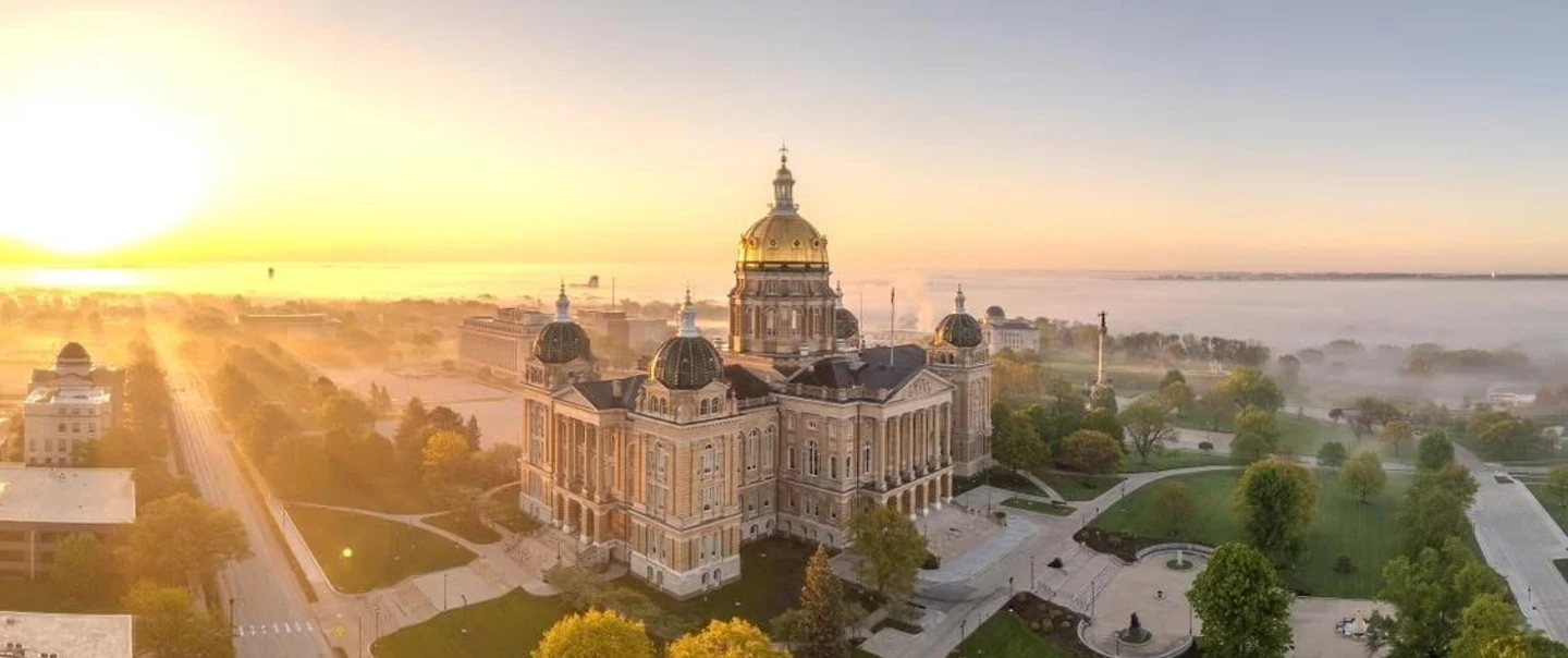 sunrise over the capitol