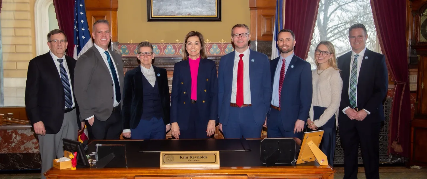 Gov Reynolds with ACF team