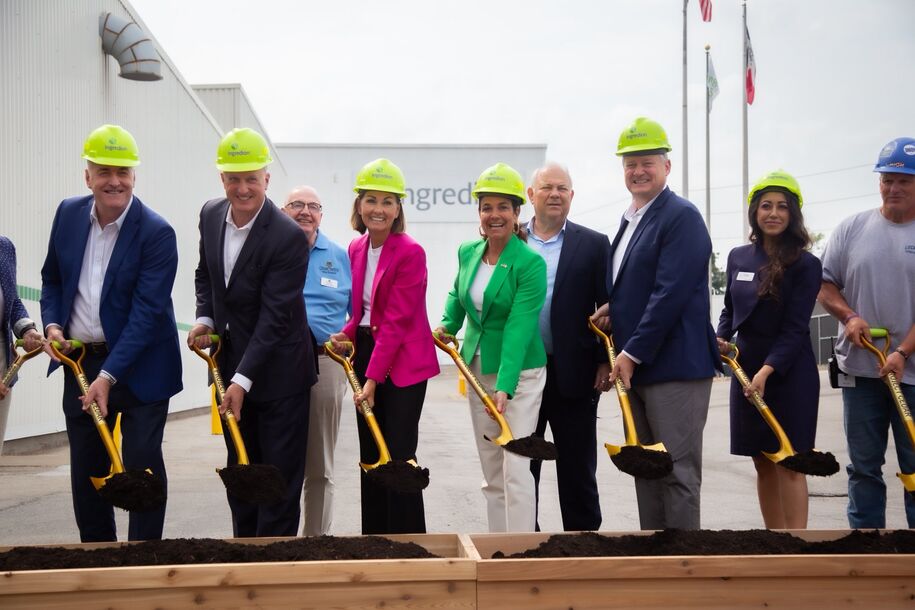 Governor Reynolds at Ingredion Groundbreaking
